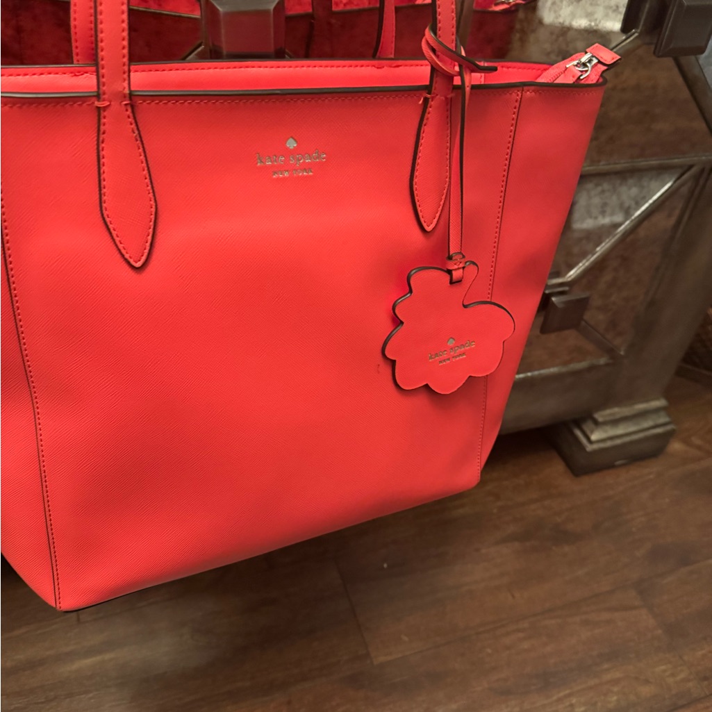 Kate Spade Vibrant Coral Tote
